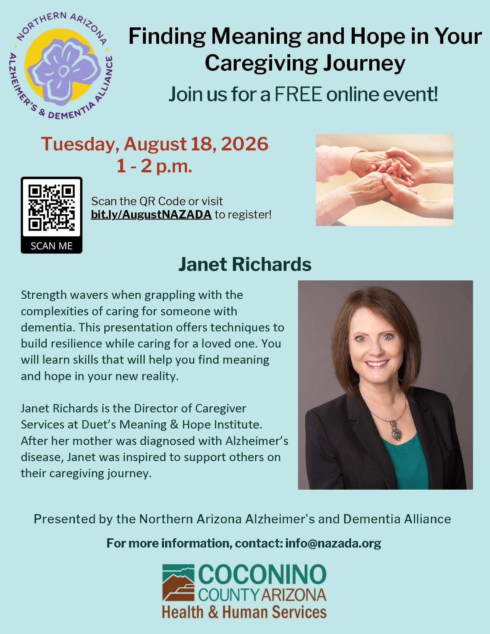 8.18.2026 Finding Meaning and Hope in Your Caregiving Journey